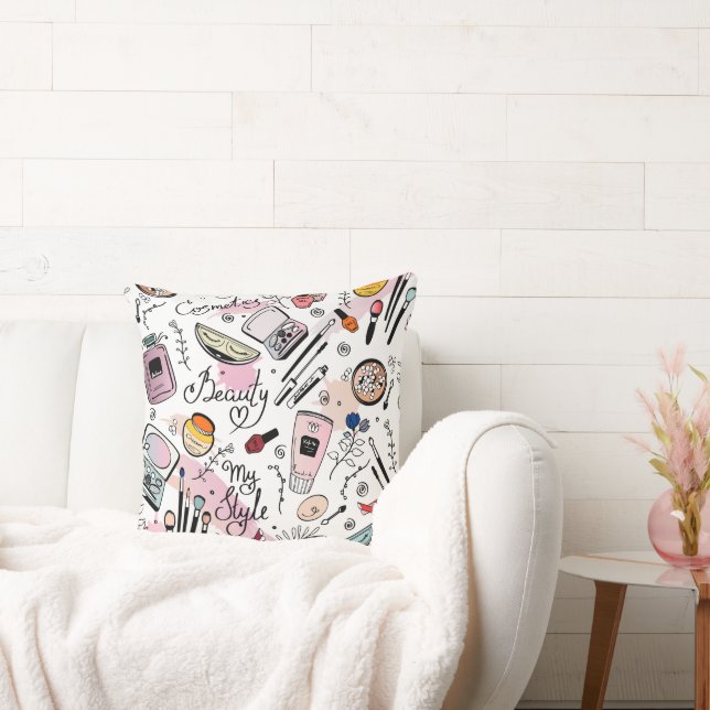 Coussin décoratifs avec motif moderne. (Canapé)