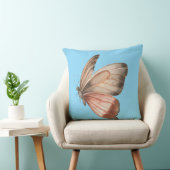 coussin decoratifs papillons bleu ciel (Chaise)