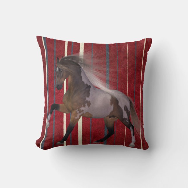 Coussin décoration à cheval pour la chambre à coucher déco (Recto)