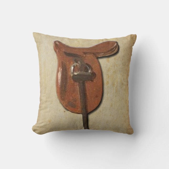 Coussin décoration à cheval pour la chambre à coucher déco (Recto)