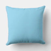 Coussin Décoration Bleu Bébé (Verso)