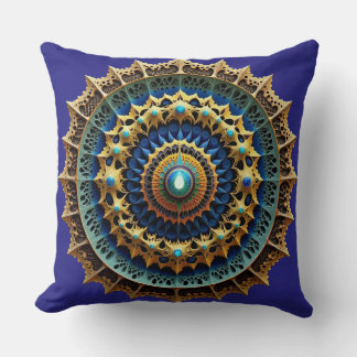 Coussin Décoration Bohème Mandala Orné 2