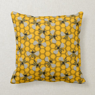 Coussin Décoration d'abeilles