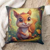 Coussin Décoration d'animaux de forêt pour des pièces de c (Couverture)