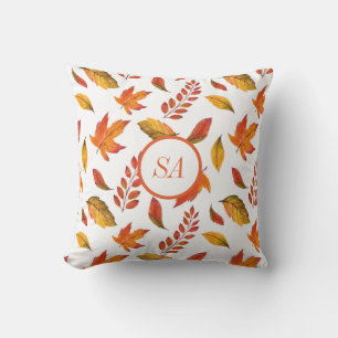 Coussin Décoration d'automne pour la maison Feuilles d'aut