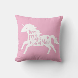 Coussin Décoration de chambre de fille avec magie de licor