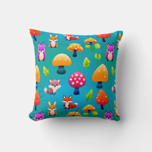 Coussin Décoration de chambre d'enfants ludique avec des a