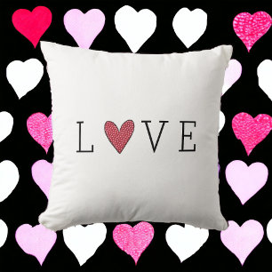 Coussin Décoration de la Saint-Valentin au cœur de l'AMOUR