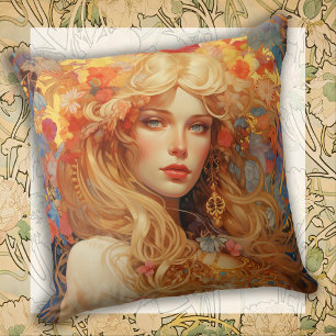 Coussin Décoration de maison Art Nouveau de luxe