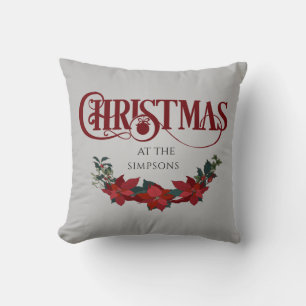 Coussin Décoration de maison de famille pour les fêtes de