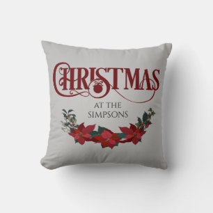 Coussin Décoration de maison de vacances de Noël personnal