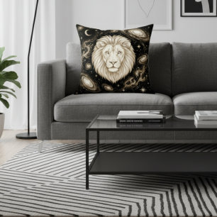 Coussin Décoration de maison Galaxy Leo Zodiaque Céleste