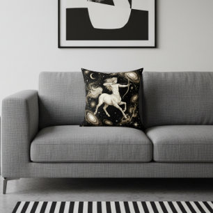 Coussin Décoration de maison Galaxy Sagittaire Zodiaque Cé