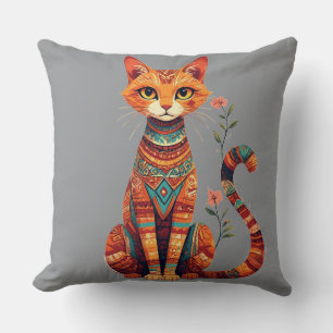Coussin Décoration de maison pour amateur de chats d'esthé