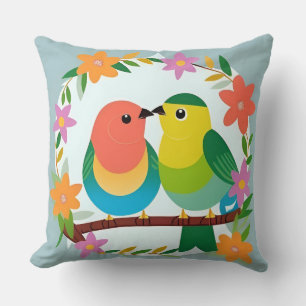 Coussin Décoration de maison romantique de printemps avec