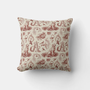 Coussin Décoration de Noël pour maison avec Golden Retriev