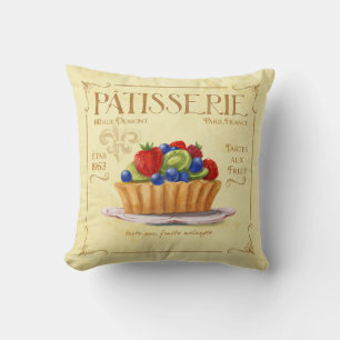 Coussin Décoration d'oreiller d'art de pâtisserie français