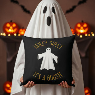 Coussin Décoration drôle d'Halloween - Sacré drap c'est un
