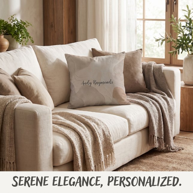 Coussin décoration intérieure de style scandinave neutre a (Créateur téléchargé)