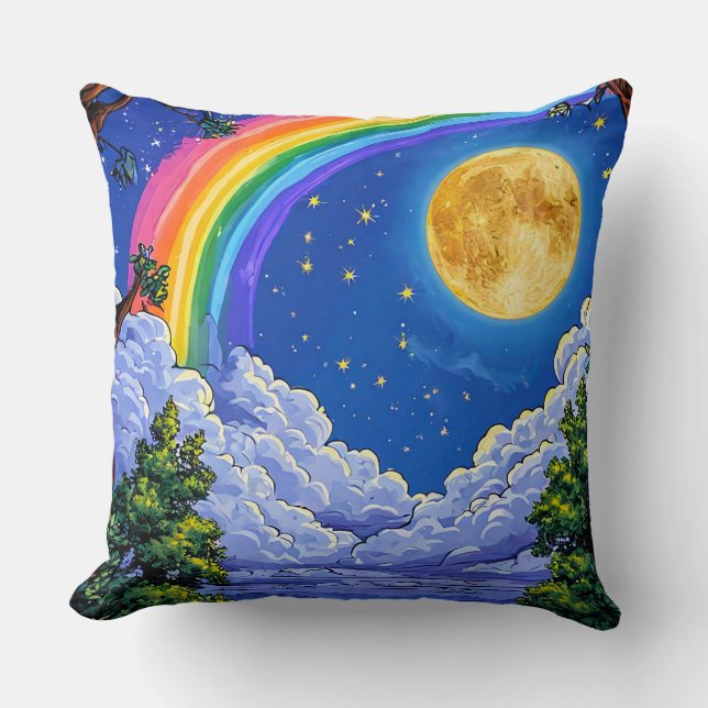 Coussin Décoration intérieure vibrante de la galaxie (Recto)