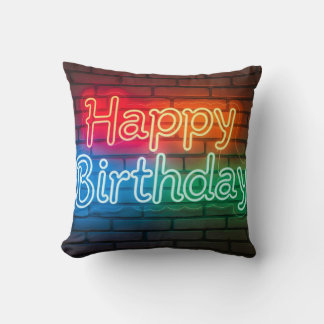 Coussin Décoration Joyeux Anniversaire