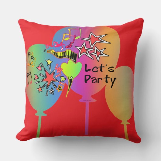 Coussin Décoration pour faire la fête (Recto)