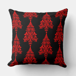 Coussin Décorations scandinaves nordiques d'arbres de Noël
