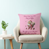 Coussin décorative pour enfants avec écureuil de b (Chaise)