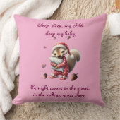 Coussin décorative pour enfants avec écureuil de b (Couverture)
