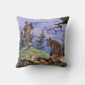 Coussin décorative "soirée mystérieuse" (Verso)