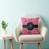 Coussin décoré d'un monogramme d'étincelles (Chaise)