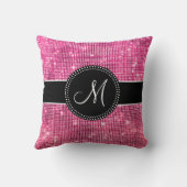 Coussin décoré d'un monogramme d'étincelles (Verso)