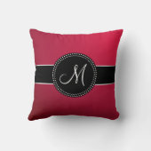 Coussin décoré d'un monogramme personnalisé (Verso)