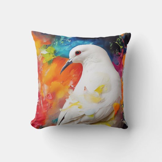 Coussin Découverte d'animaux de colombe Aventure Nature Pl (Recto)