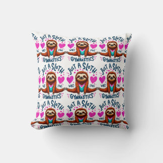 Coussin Découvrez Sloth's Gymnastique Journy & Fitness Lov