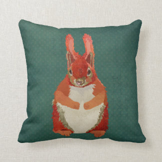 Coussin d'écureuil rouge