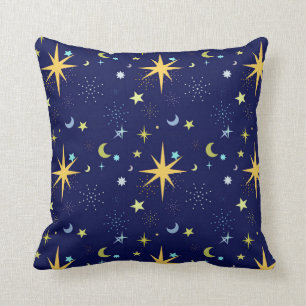 Coussin Deep Midnight Blue Night Sky