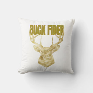 Coussin Deer Hunter Buck Fiden Politique Anti-BIden Wall H