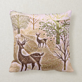 Coussin Deerscape rustique