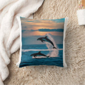 Coussin Défi dans le bleu profond (Couverture)