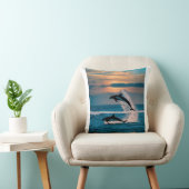 Coussin Défi dans le bleu profond (Chaise)