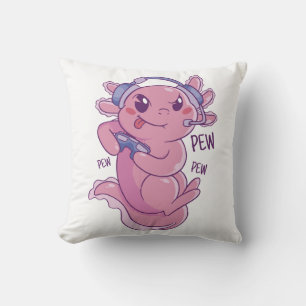 Coussin Défi de jeu Axolotl Blast
