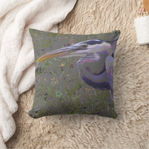 Coussin Défi Great Blue Heron