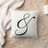 Coussin Défiler Le Texte En Noir Et Blanc (Couverture)