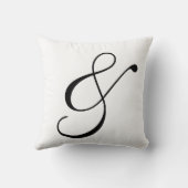 Coussin Défiler Le Texte En Noir Et Blanc (Verso)