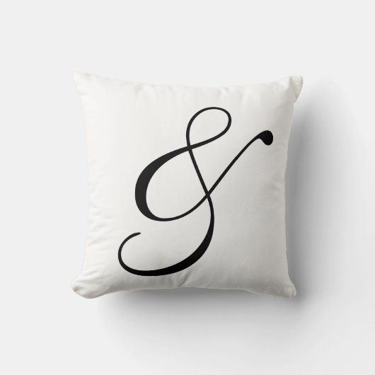 Coussin Défiler Le Texte En Noir Et Blanc (Recto)