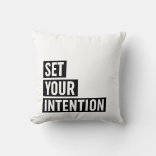 Coussin Définir la typographie de votre intention