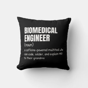 Coussin Définition amusante d'ingénieur biomédical