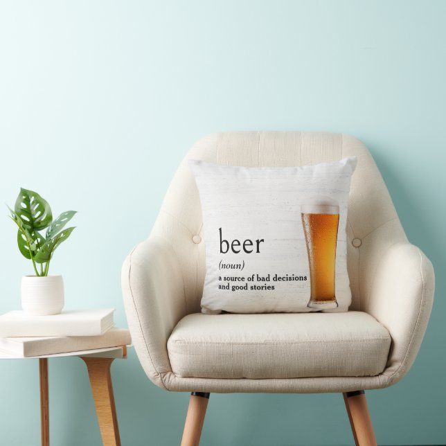 Coussin Définition de la bière par le dictionnaire (Chaise)