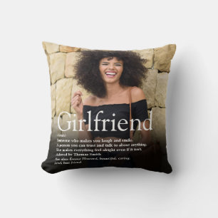 Coussin Définition de la meilleure petite amie Photo